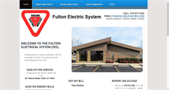 Desktop Screenshot of fulton-electric.com